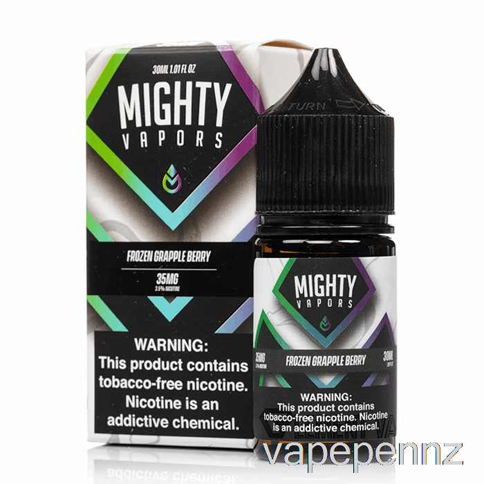 Frozen Grappleberry - Mighty Vapors Salts - 30mL 35mg VAPE NZ